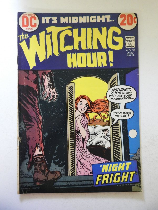 The Witching Hour #30 (1973) VG+ Condition slight moisture stains bc