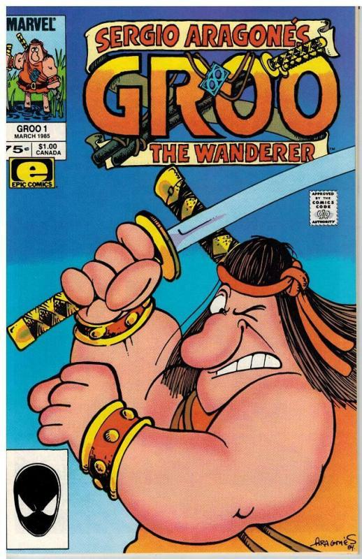 GROO 1 VF-NM  SERGIO ARAGONES  Mar. 1985 COMICS BOOK