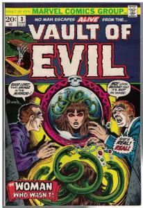 VAULT OF EVIL (1973) 3 VF+ June 1973
