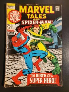 MARVEL TALES #31 (1971) VG 4.0 Giant Size Reprints Amazing Spider-Man 37 & 42 kg