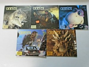 Cinefex Dinosaurs Lot 5 Different Average 6.0 FN (1993-1997)