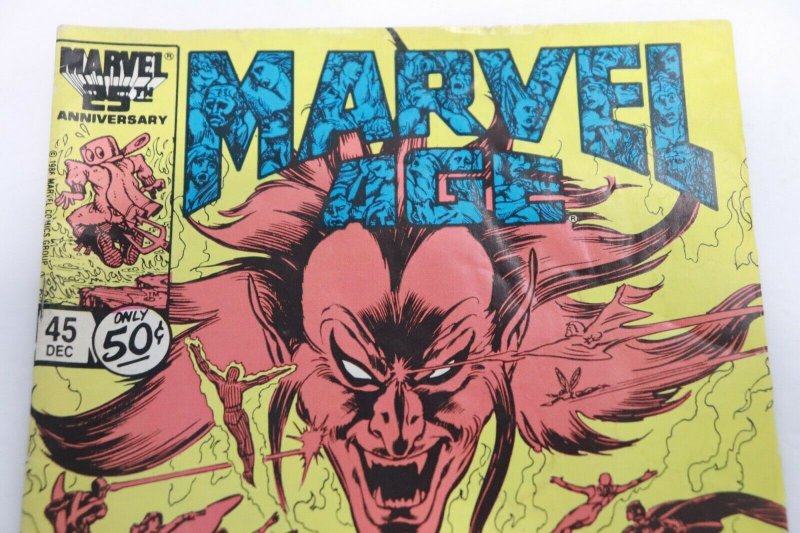 Marvel Copper Age Marvel Age 45 Comic Books Copper Age, Marvel