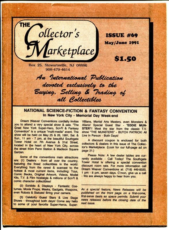 Collector's Marketplace #69 5/1991-adzine-VF
