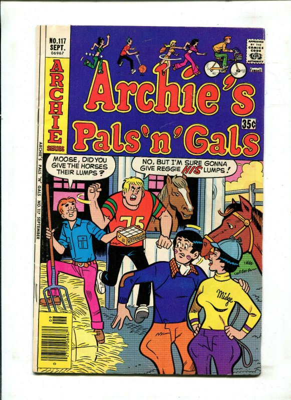 ARCHIES PALS 'N' GALS #117 (4.5) VOTE TOTE! 1977!