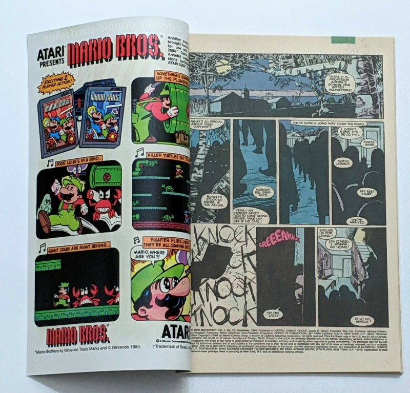 New Mutants #21 (Nov 1984, Marvel) VF- 7.5 Origin of Warlock