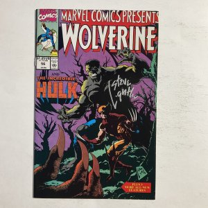 Marvel Comics Presents 56 1990 Signed by Steve Lightle Marvel NM near mint