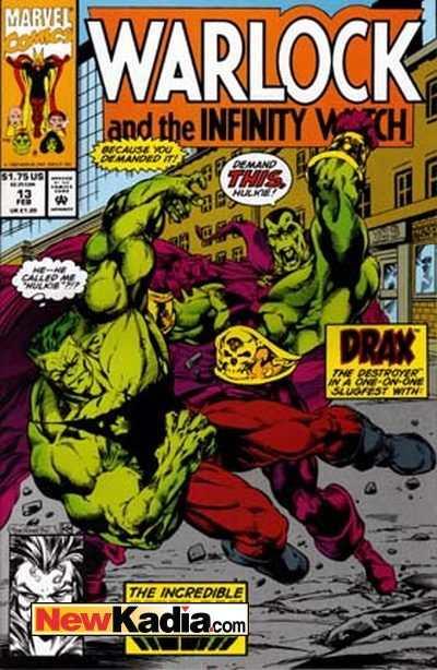 Warlock and the Infinity Watch #13, NM- (Stock photo)