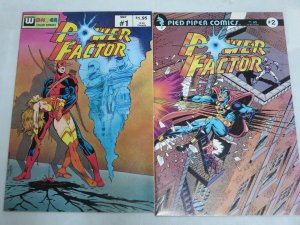 POWER FACTOR (1987 PP) 1-2  CARMINE INFANTINO!!!!!