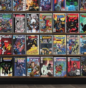 Huge Lot 140+ Comics with Vigilante, Shadowman, Thor, Fantastic Four & More!