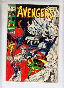 Avengers, The #61 (Nov-68) FN+ Mid-High-Grade Avengers