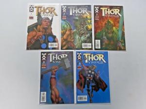 Thor Vikings set #1 to #5 - see pics - 8.0 - 2003