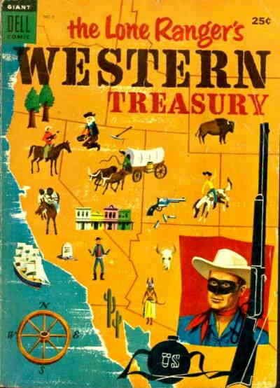 Lone Ranger’s Western Treasury #2 GD; Dell | low grade comic - save on shipping