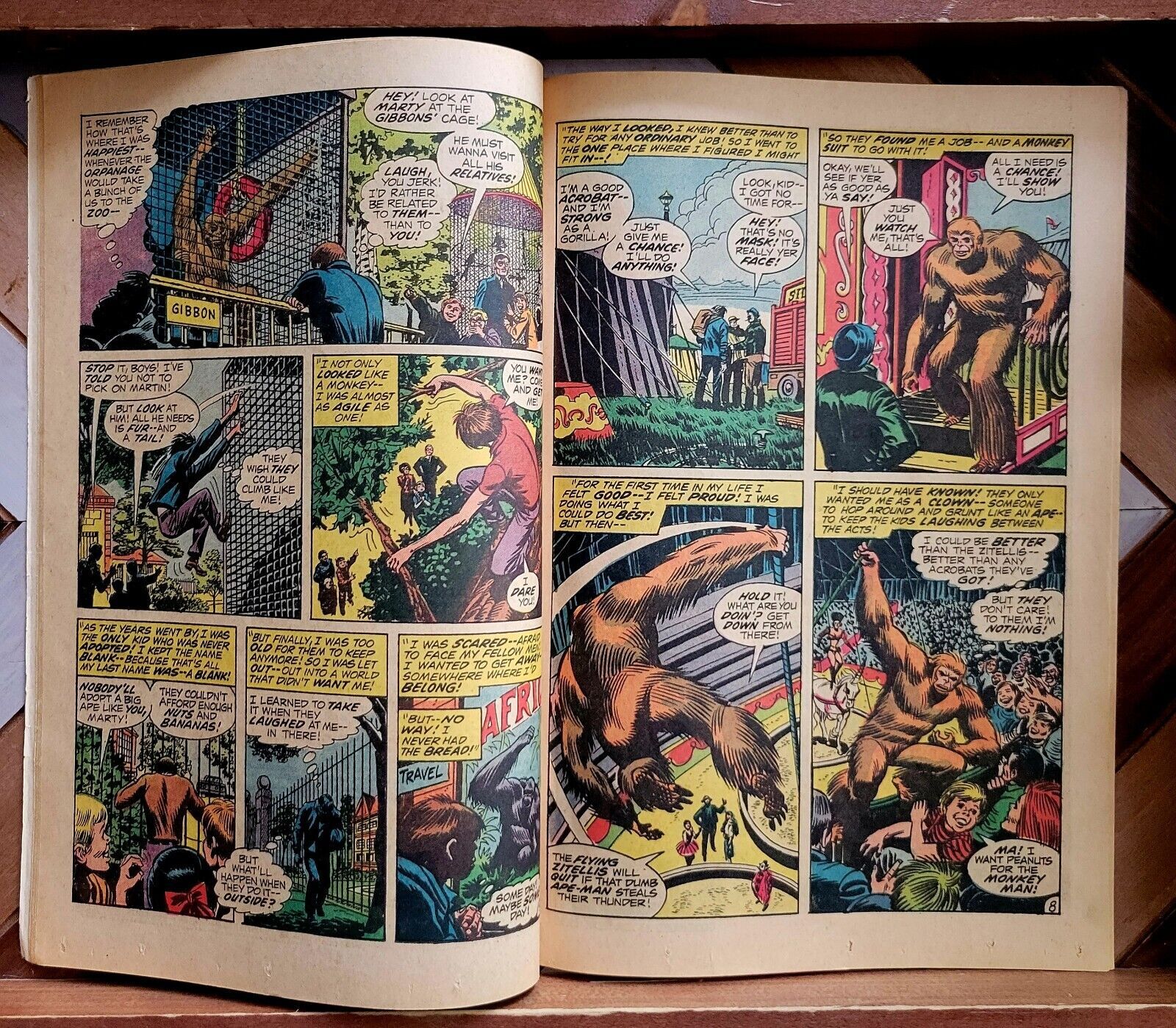 AMAZING SPIDERMAN 110 VG (Marvel 1972) 1st app Gibbon, final Stan Lee