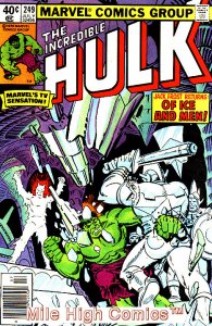 HULK  (1962 Series) (#1-6, #102-474, #600-635)(INCREDIB #249 NEWSSTAND Fair