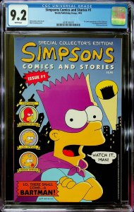 Simpsons Comics and Stories (1993) - CGC 9.2-Cert#4258145016-with bag & inserts