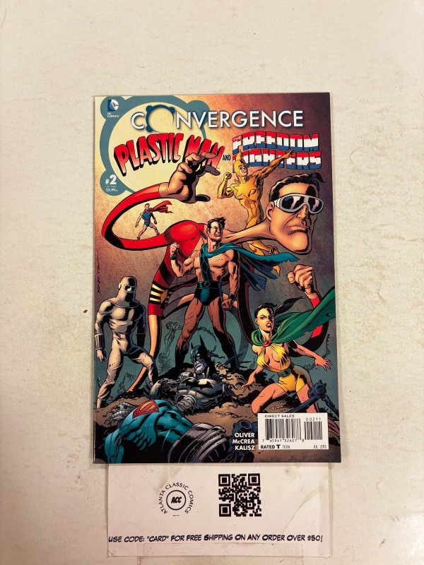 Plastic Man and Freedom Fighters #2 NM DC Comic Books Convergence 16 HH100