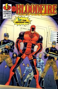 Bloodfire #12 VF/NM ; Lightning | Super Hero With HIV