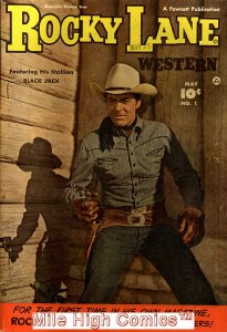 ROCKY LANE WESTERN (1949 Series)  (FAWCETT) #1 Fine Comics Book