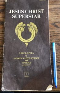 Jesus Christ superstar a rock opera October 1970 Broadway program