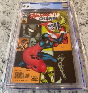 Harley Quinn # 12 CGC Graded 9.6 DC Comic Book 2001 Batman Joker Gotham JH27
