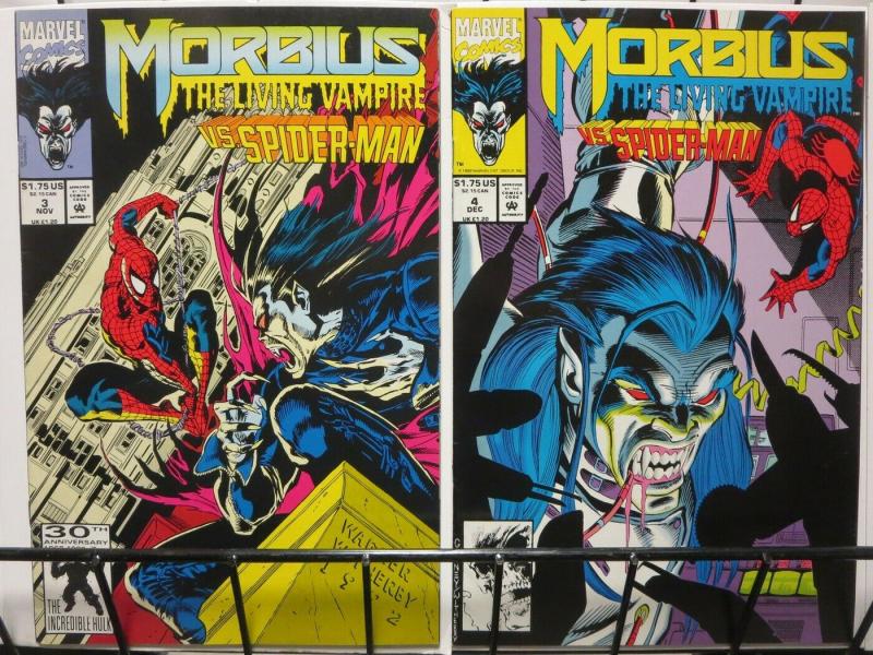 MORBIUS (1992) 3-4 vs Spiderman complete story arc!