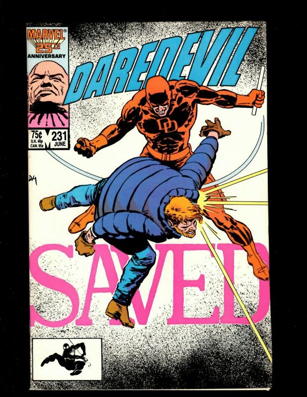 10 Daredevil Marvel Comic Books #221 223 224 225 226 227 228 229 230 231 HY2