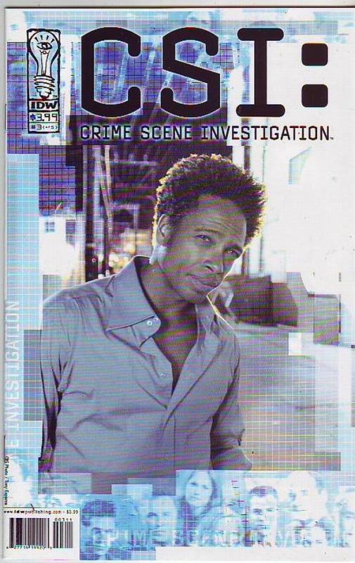 CSI: Crime Scene Investigation Bad Rap #3 (Oct-03) NM+ Super-High-Grade CSI Team