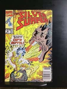 Silver Surfer #65 NEWSSTAND Reptyl Returns! Marvel Comics 1992 Ron Lim