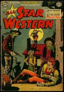 All Star Western #65 1952- Trigger Twins- Strong Bow -G