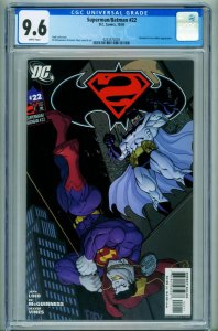 Superman/Batman #22 CGC 9.6-1st BATMAN BEYOND--DC-2005 4253372005