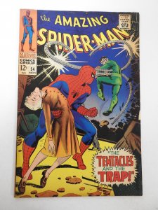 The Amazing Spider-Man #54 (1967) VG Condition moisture stains