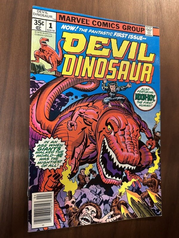 Devil Dinosaur #1 VF- 1st App of DD and Moon Boy. Kirby Cover (Marvel 1978)