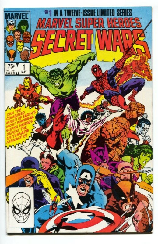 MARVEL SUPER HEROES SECRET WARS #1  comic book 1984-SPIDER MAN Marvel - VF/NM