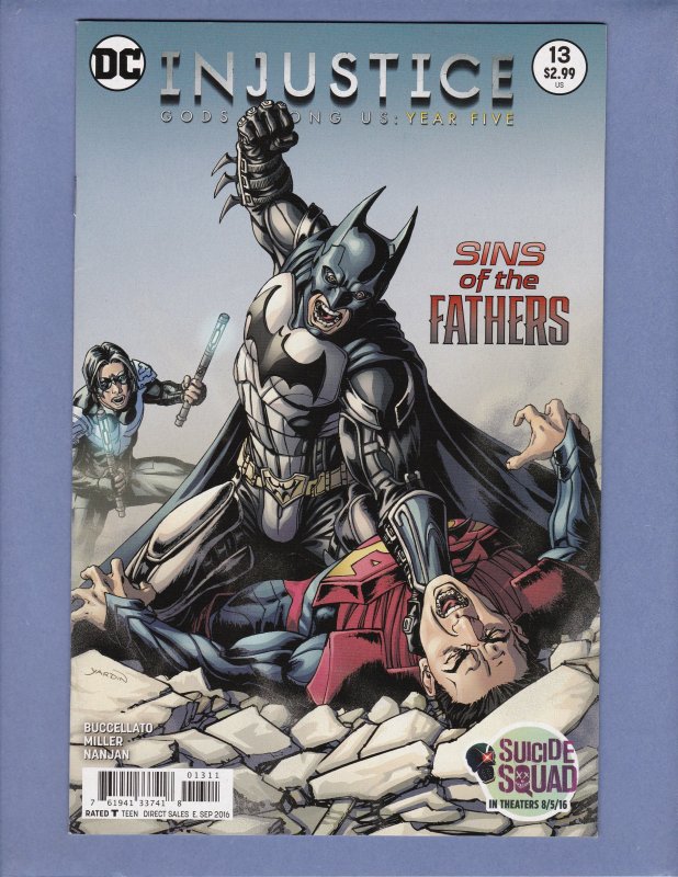 Injustice Gods Among Us Year Five #13 NM- Batman Superman DC 2016
