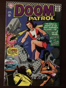 DOOM PATROL! #112 ELASTI-GIRL!! BRIGHT VF BROTHERHOOD OF EVIL!