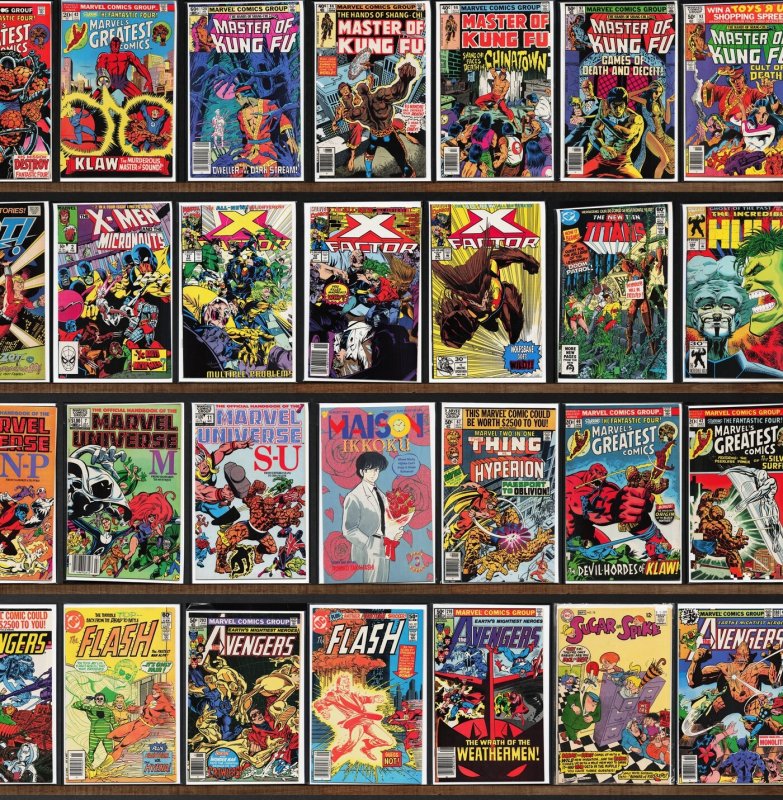 Huge Lot 130+ Comics with Marvel&, The Avengers, The Flash, X-Factor & More!