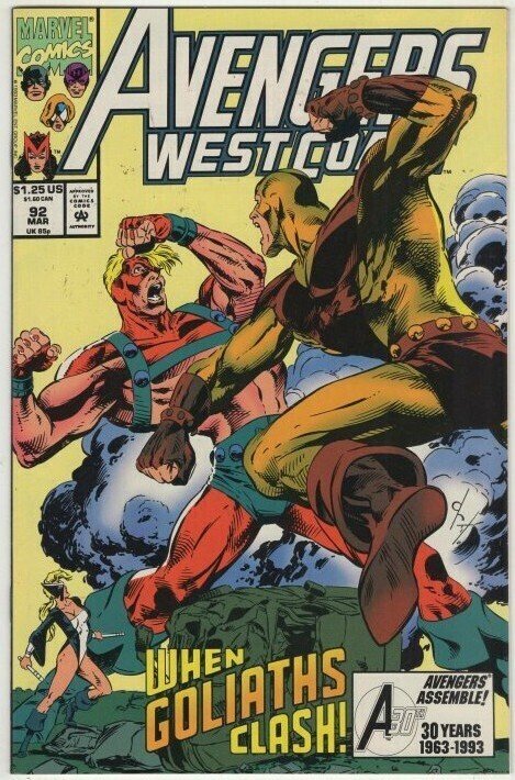 Avengers West Coast #92 >>> 1¢ Auction! See More!!! (ID#117)