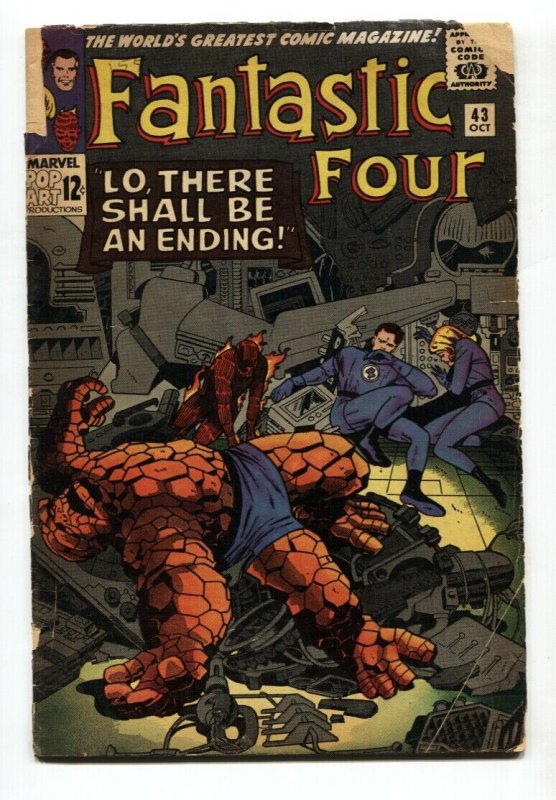 Fantastic Four #43 1965 Jack Kirby- Frightful Four G