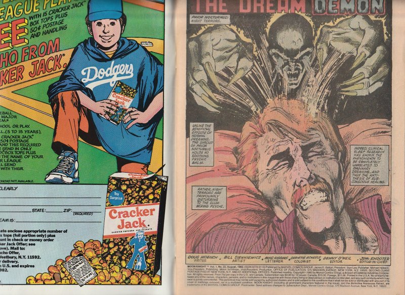 Moon Knight(vol. 1) # 22  The Dream Demon