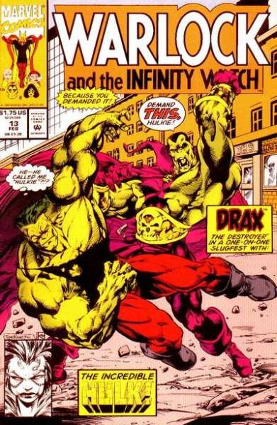 Warlock and the Infinity Watch #13, NM- (Stock photo)