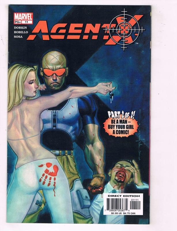 Agent X # 11 VF/NM Marvel Comic Book Deadpool X-Men Cable X-Force Wolverine J74