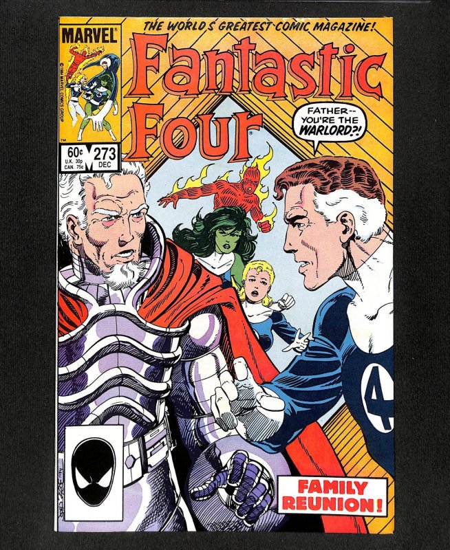 Fantastic Four #273 1st Full Nathaniel Richards!