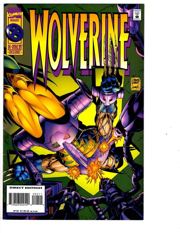 7 Wolverine Marvel Comic Books # 92 94 95 96 97 98 99 Jubilee Storm X-Men WM1