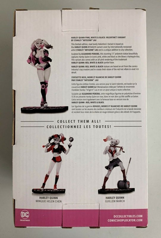 DC Collectibles Harley Quinn Red White & Black Valentine's Variant Artgerm 