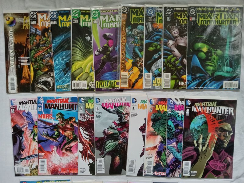 Martian Manhunter set of 24 comics 2015 #1-12 1998 #1,3,4,12 Jemm +