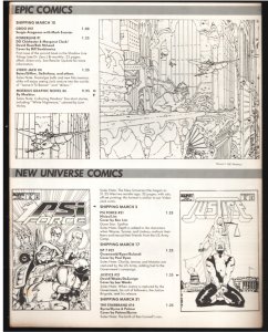 Marvel Comics - Retailers Order Form # February 1988 - Marvel  -FN - Comic Book