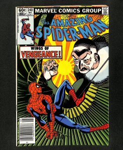 Amazing Spider-Man #240 Newsstand Variant