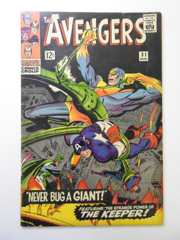 The Avengers #31 (1966) VG Condition moisture stain