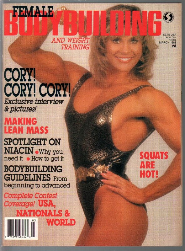 Female Bodybuilding #8 3/1989-Cory Everson-Bev Francis-Sue Ann McKerr-pix-inf...