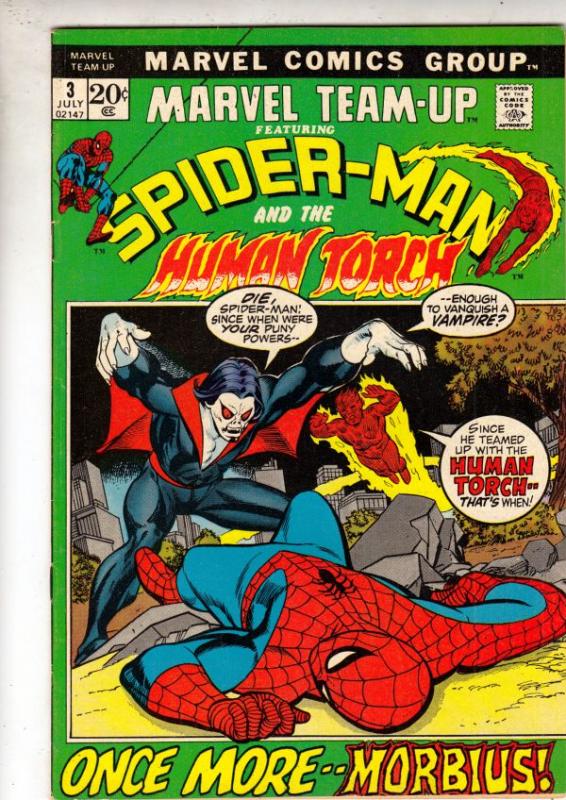 Marvel Team-Up #3 (Jul-72) NM- High-Grade Spider-Man